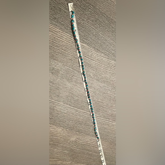 Pink and turquoise stone necklace - Picture 6 of 9